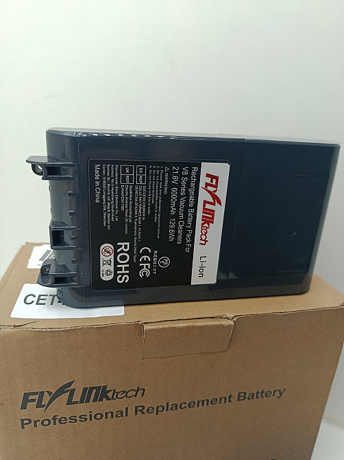 Акумулятор FLYLINKTECH 6000 мАг для Dyson V8 / SV10 (+ комплект) Луцьк - фото 2