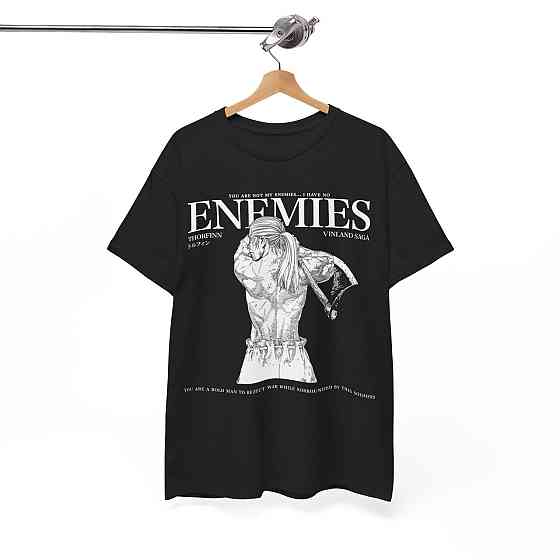 Футболка аниме Винланд Сага Тхорфинн Винланд оверсайз (S/M/L) Черний AnimeJ0057 Днепр