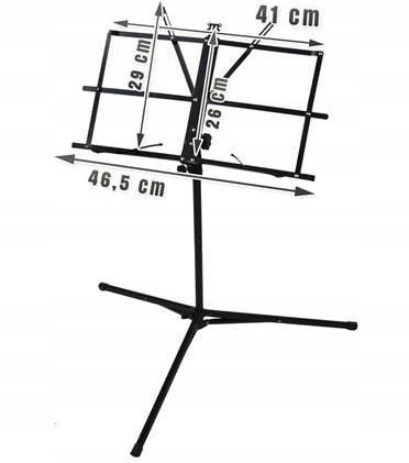 Пюпітр оркестровий регульований 3 рівня з чохлом Malatec (1307) Нововолинськ - фото 7