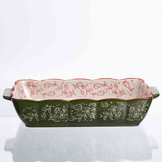 Yiwu Форма для випікання Vintage 28×17×5 (см) прямокутна форма для випікання в духовці з ручкам Коломия