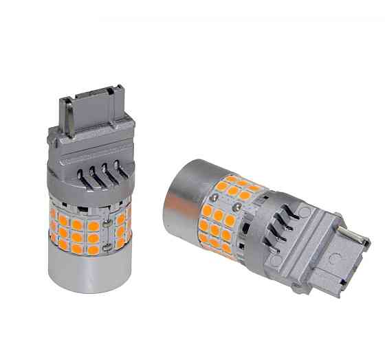 Комплект світлодіодних ламп LED Qline 3156 (P27W) Amber CANBUS (2шт) 12V Харків