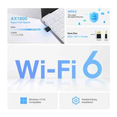 Мережева карта Wi-Fi TP-Link Archer TX20U Nano (ARCHER-TX20U-NANO) Вінниця