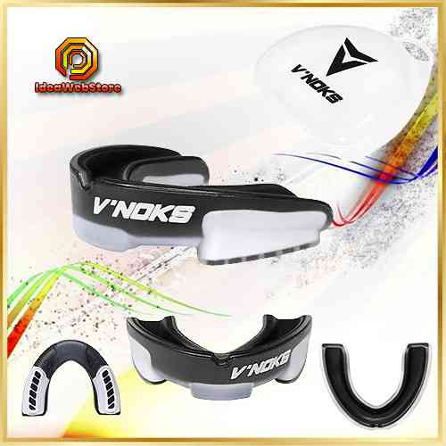 Капа боксерская V'Noks 3D Gel Aria Black двухслойная гелевая капа для бокса и ММА, черная Киев