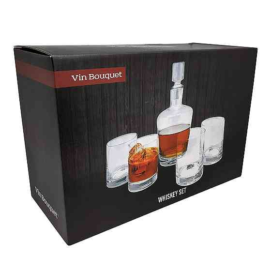 Набір для віскі, графін і 4 склянки Рівне