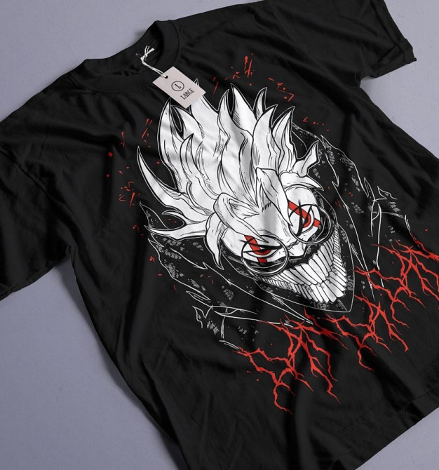 Футболка для мальчика аниме Дандадан Окарун Окарун Момо оверсайз (рост от 165 до 180 ) Черний AnimeJ0907m Днепр - изображение 2