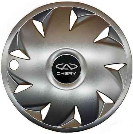 Автомобільні модельні ковпаки R14 Chery 210 4шт, SJS, сріблясті Київ