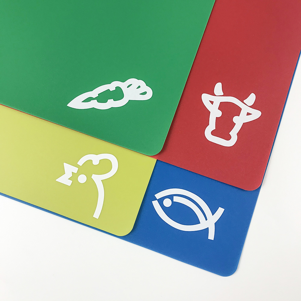 Набор цветных кухонных разделочных досок, 4 штуки Киев - изображение 13