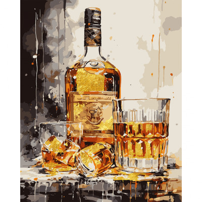 Картина по номерам Santi Віскі з льодом, 40*50 см, поталь (955282) Вінниця - фото 1
