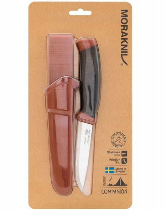 Туристичний Ніж із чохлом Morakniv (Мора) "Companion" Dala Red (14071) Нержавіюча сталь Нововолинськ - фото 7
