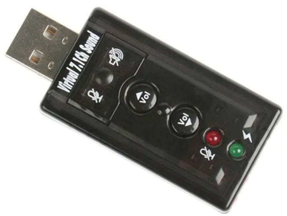 USB звукова карта 3D Sound card 7 в 1 зовнішня Винница - изображение 1