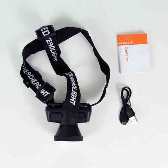 Налобний LED ліхтар SUPERFIRE HL51, що перезаряджається, з потужністю 2.5 Вт Київ