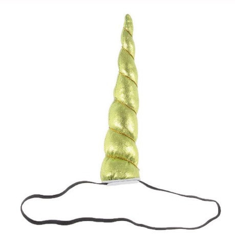 Дитяча пов'язка "Єдиноріг", салатова - висота рогу 14см, окружність універсальна (на резинці) Київ - фото 1