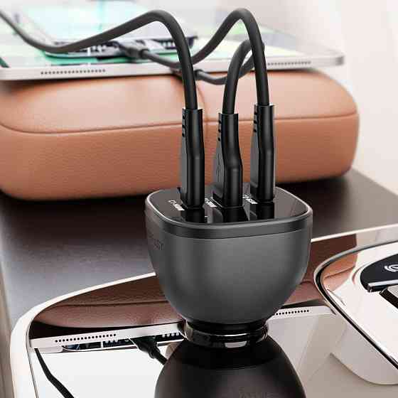 Автозарядка 3xUSB 165W (2xUSB-C + USB-A) B14 Acefast Винница