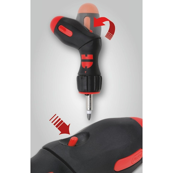 Набор торцевых головок и отверток Wurth с пистолетообразной трещоткой 37шт Львов - изображение 2