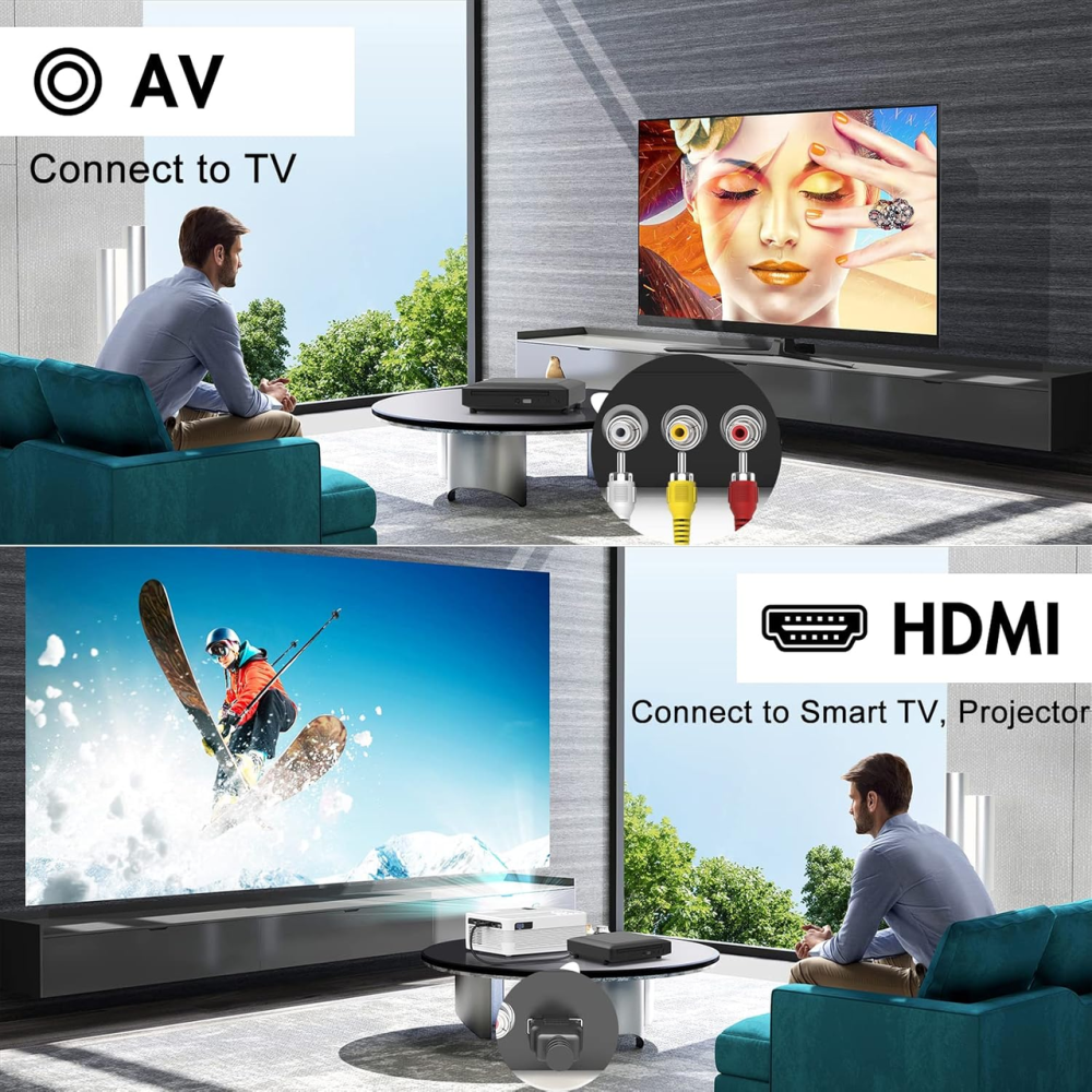 DVD-програвач Toioik Mini HDMI: Full HD 1080p, мультирегіональний (All Region), USB, AV, пульт ДК, компактний, Чорний Київ - фото 6