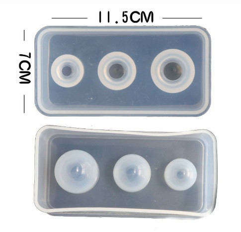 Молд силиконовый Яйця 115 на 70 мм серый Киев - изображение 4