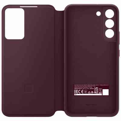 Чехол для мобильного телефона Samsung Smart Clear View Cover Galaxy S22 Plus Burgundy (EF-ZS906CEEGRU) Винница