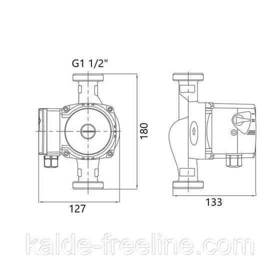 Насос циркуляционный GRS UPS 25/60/180 Харків