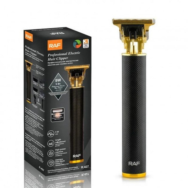 Аккумуляторная машинка для стрижки и укладки волос, Электрическая машинка триммер для волос и бороды YE-43 Львов - изображение 14