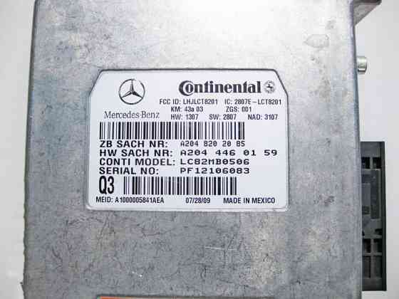 Mercedes-Benz  A2048202085 Блок управління системою TELE-AID ML GLE W166 GLK X204 C-Class W204 GL X164 E-Class W212 C207 S-Class W221 CL C216 Одеса