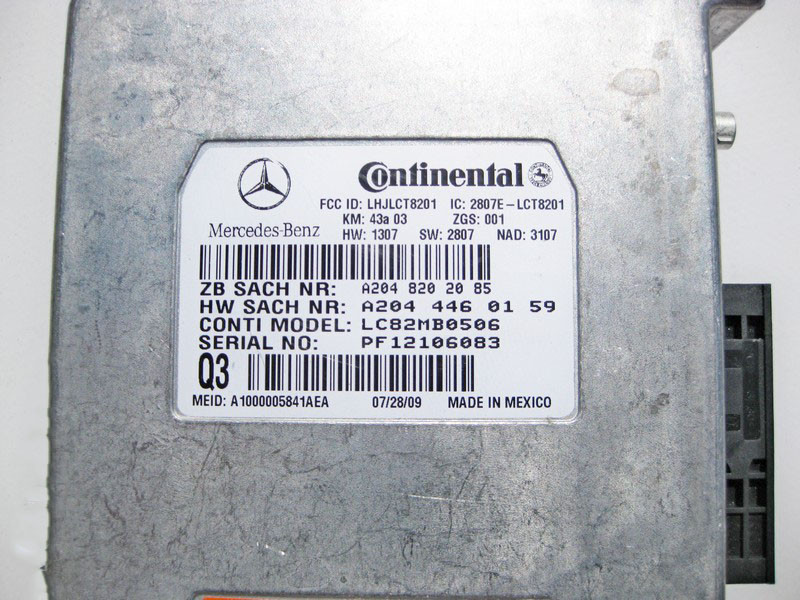 Mercedes-Benz  A2048202085 Блок управління системою TELE-AID ML GLE W166 GLK X204 C-Class W204 GL X164 E-Class W212 C207 S-Class W221 CL C216 Одеса - фото 3