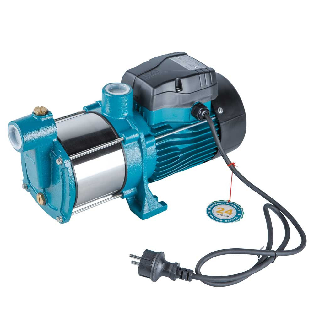 Насос центробежный многоступенчатый 0.75кВт Hmax 45м Qmax 100л/мин нерж LEO 3.0 4ACm100S (775415) Ровно - изображение 1