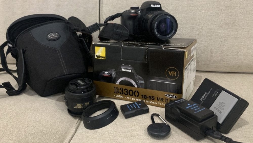 Фотоапарат: NIKON D3300, 18-55 mm. VR II Kit + DX 18-55 + акумулятори. Київ - фото 7