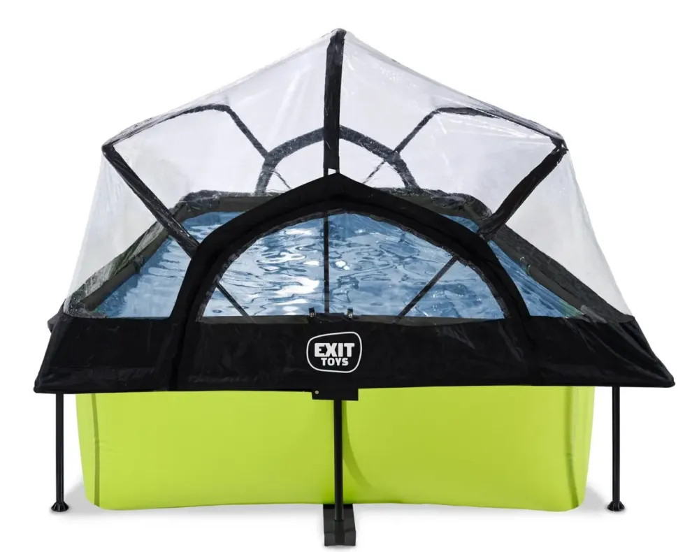 Бассейн EXIT с куполом 220х150х65 см в цвете Lime Київ - фото 3