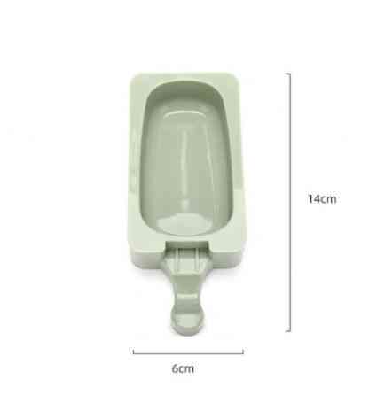 Форма силиконовая для мороженного 14 на 6 см салатовый Киев