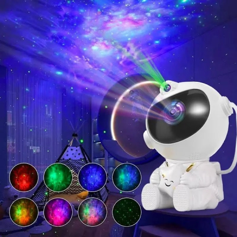 Нічник проектор зоряного неба Astronaut ефектів, керування кнопка/пульт, живлення від мережі 220V або USB Одеса - фото 3