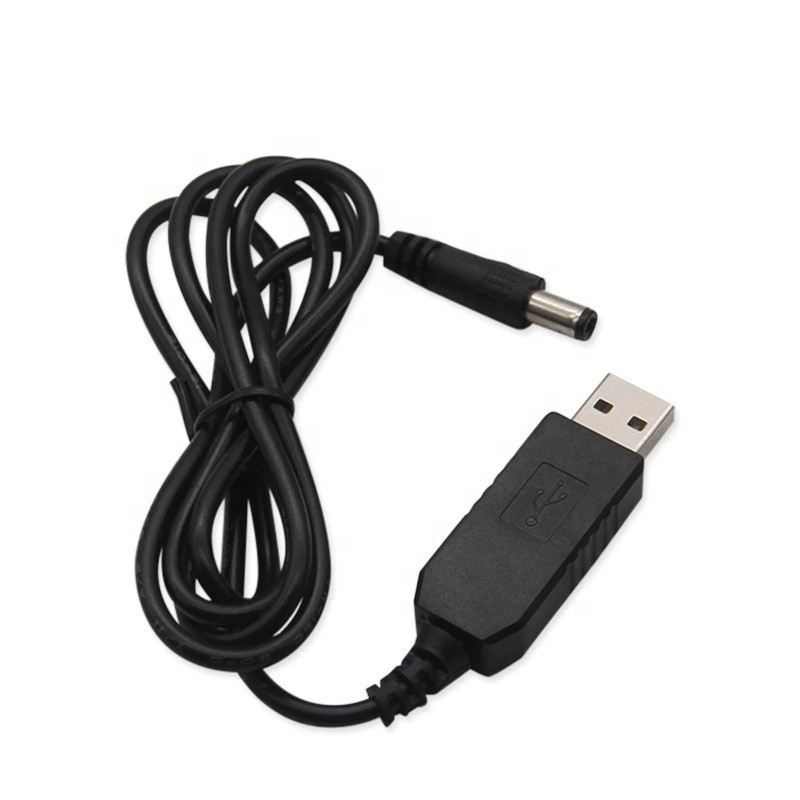Кабель переходник USB – 5.5x2.1 мм, 1 м, повышающий с 5 В до 9 В, для питания роутера и модема Киев - изображение 7