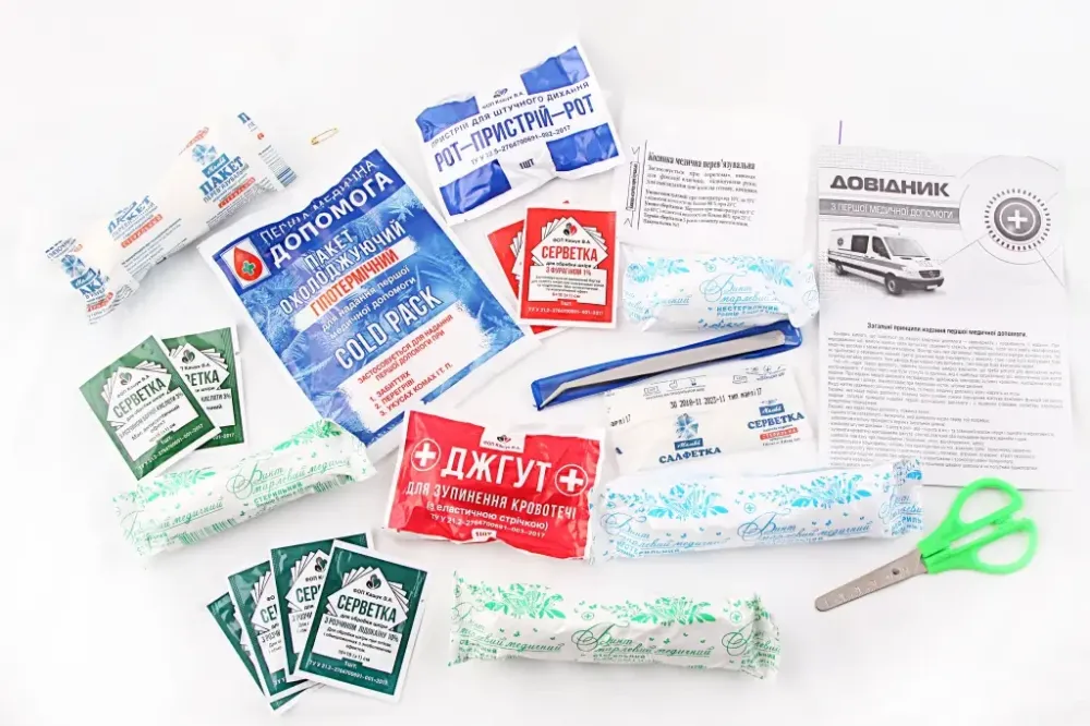 Аптечка медичного Євростанного пласт. футляр (25 ед.) Вінниця - фото 2