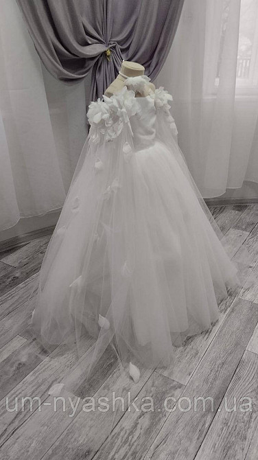 Длинное белое платье на рост 130-146 Кривой Рог - изображение 6