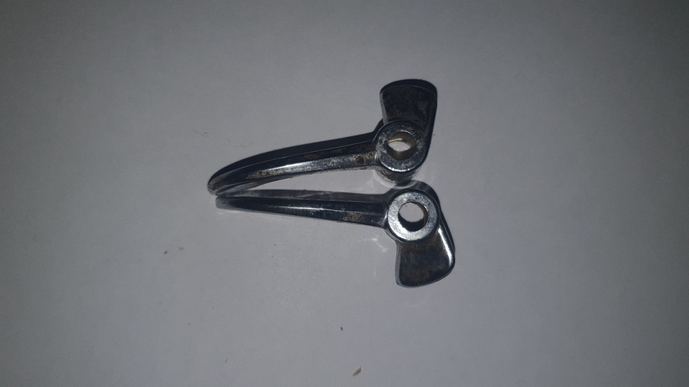 Ручки форточек Москвич-408, Москвич-412 (комплект). СССР. Харьков - изображение 1