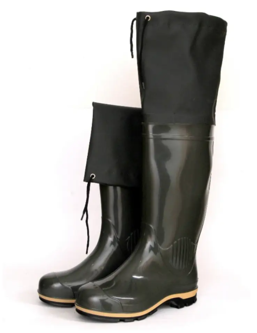 Чоботи для риболовлі високі триколірні Гума Трест М-01 МРК / Заброди укорочені 41-47р Кривий Ріг - фото 1