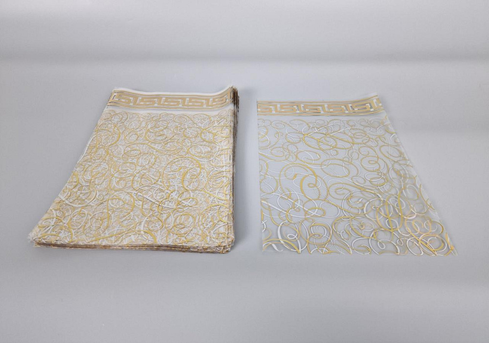 Пакет з малюнком для пакування подарунків (20*30) No382 (7) "Золотий Серпантин" (100 шт.) Харків - фото 1