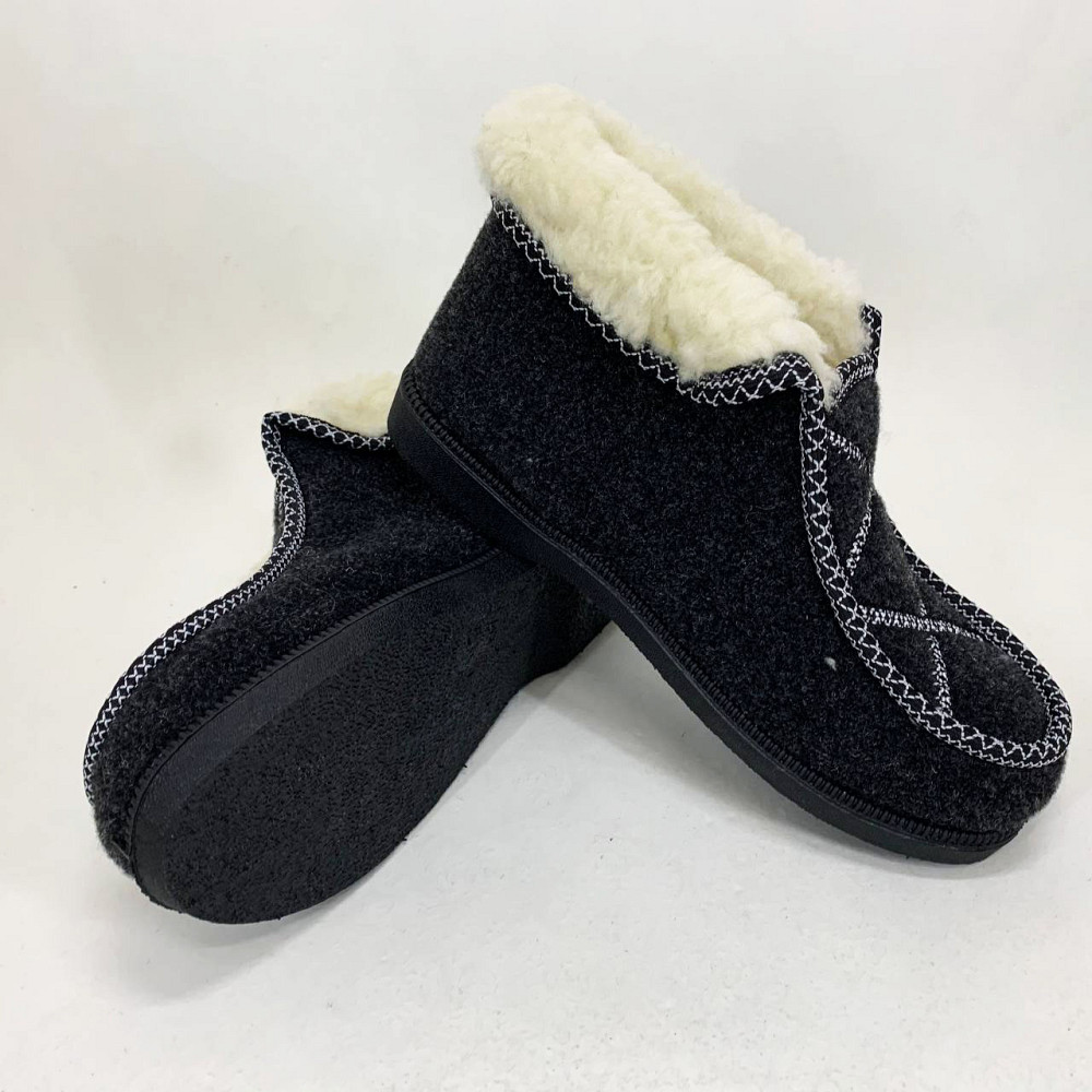 Теплые тапочки чуни, Женские галоши пенка в наличии, Бурки бабуши женские войлок валенки бурки NA-85 Львов - изображение 19