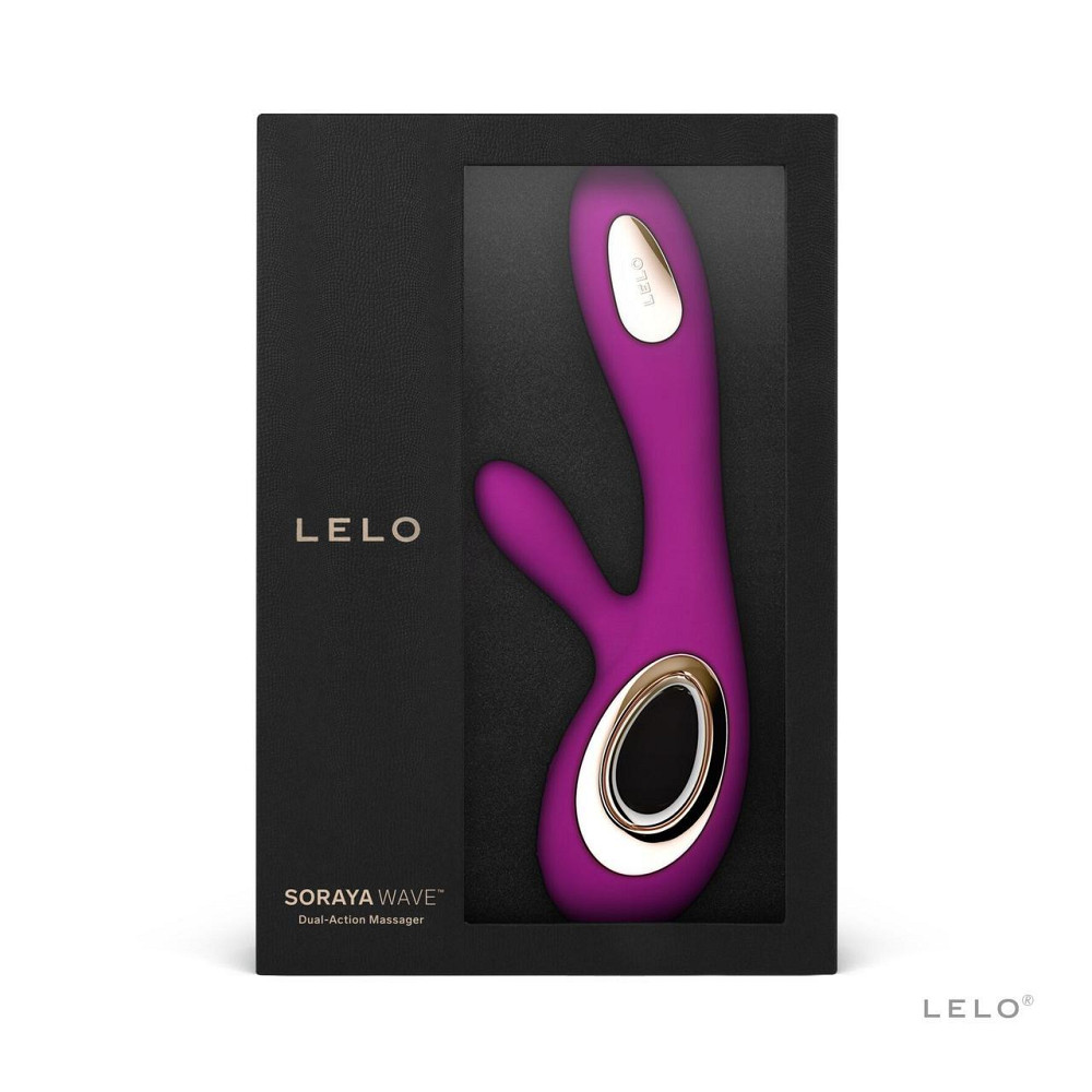 Вібратор-кролик LELO Soraya Wave Deep Rose, манливі рухи стовбура Sex Aura Київ - фото 8
