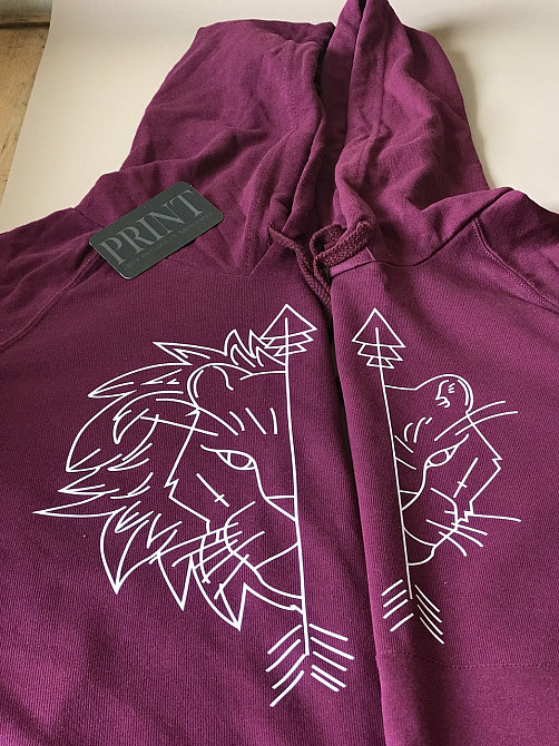 Парні толстовки з Левом і Левицею з капюшоном і кишенькою для хлопця та дівчини Чернівці - фото 4