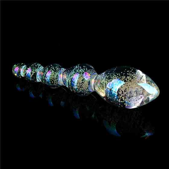Стеклянный фаллоимитатор DILDO GLOW-IN-THE-DARK TWILIGHT GLEAM GLASS Sex Aura Киев