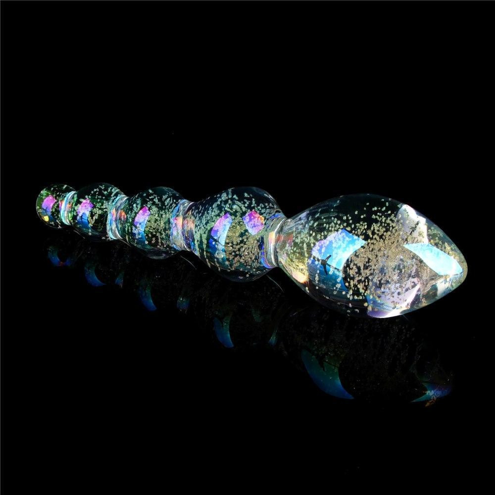 Стеклянный фаллоимитатор DILDO GLOW-IN-THE-DARK TWILIGHT GLEAM GLASS Sex Aura Киев - изображение 2