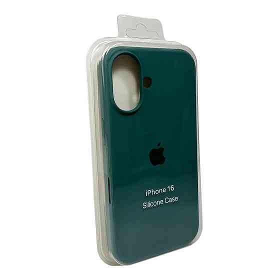 Чохол Silicone для Apple iPhone 16, Pine Green Київ