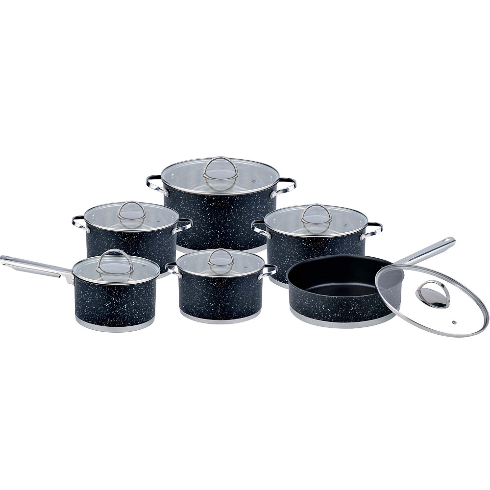 Набір каструль з комплектом кришок 12 предметов ASTRA A-2512, Набір каструль для плит DX-66 Івано-Франківськ - фото 5