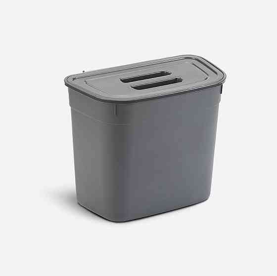 Відро-контейнер для сміття навісне з кришкою (кольори в асортименті) Харків