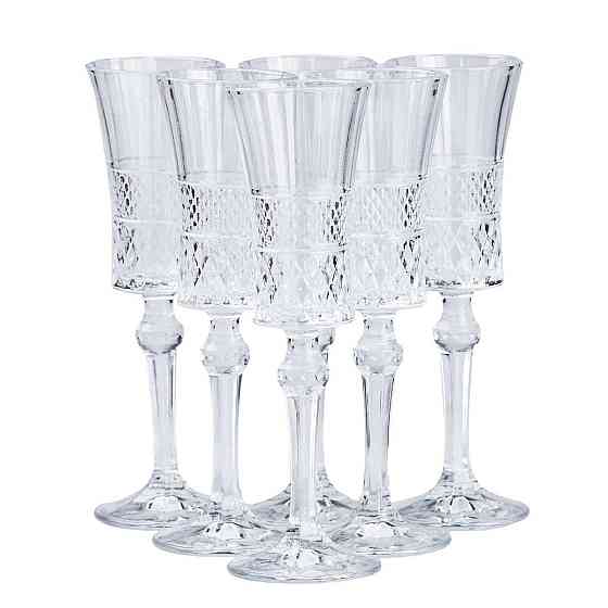 Бокали для шампанського на високій ніжці, 6 шт. Київ