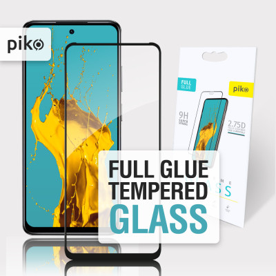 Стекло защитное Piko Full Glue Infinix Hot 40i Black (1283126588952) Винница - изображение 5