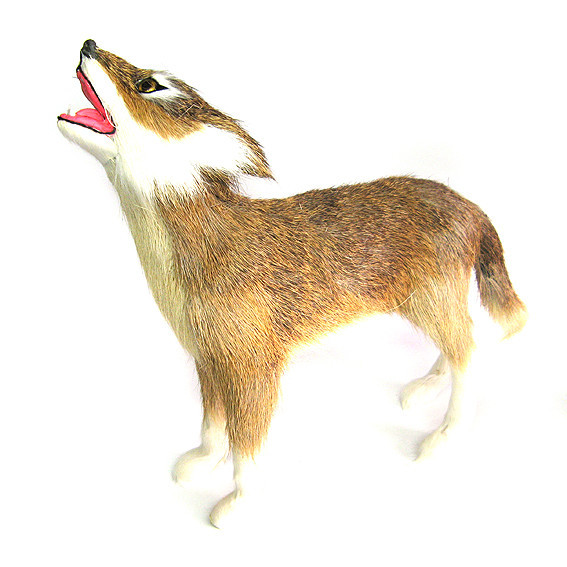 Іграшка Вовк натуральне хутро Київ - фото 1