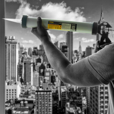 Пістолет для герметика Sigma 375мм 610мл алюмінієва туба (2723071) Вінниця - фото 5