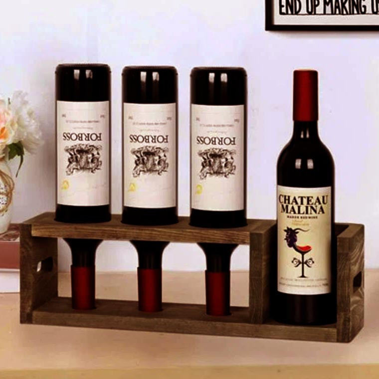 Настільна винна полиця "Гларс" капучино Миколаїв - фото 1