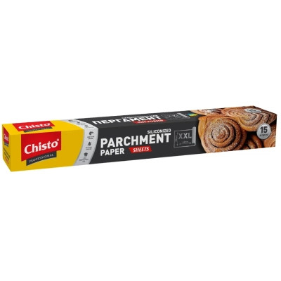 Бумага для выпечки пергаментная Chisto Professional XXL Листовой Силиконизированный 38 х 42 см 15 шт. (4823098414377) Винница - изображение 1